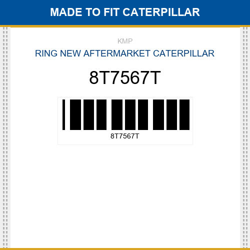 8T7567T Ring Made to fit