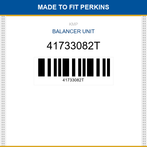41733082T Balancer unit Made to fit for PERKINS