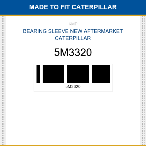 5M3320 Bearing sleeve Made to fit for CATERPILLAR