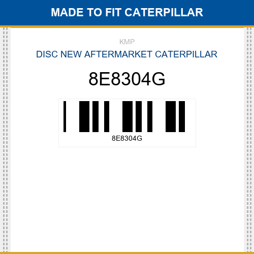 8E8304G Disc Made to fit for CATERPILLAR