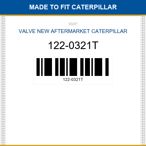 122-0321T Valve Made to fit