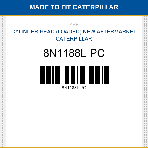 8N1188L-PC Cylinder head (loaded) Made to fit