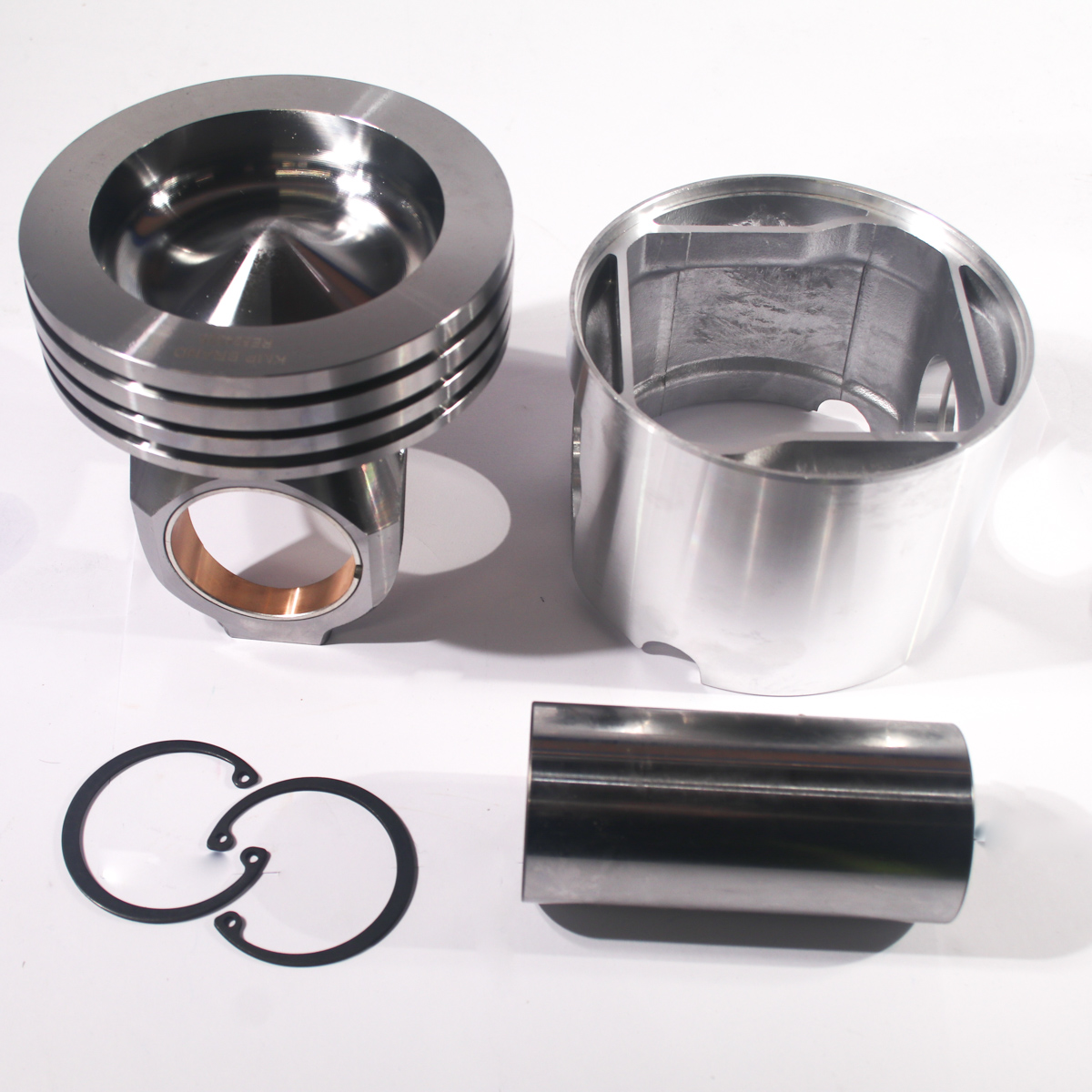 RE524325 Piston, skirt, pin and clips Made to fit for JOHN DEERE