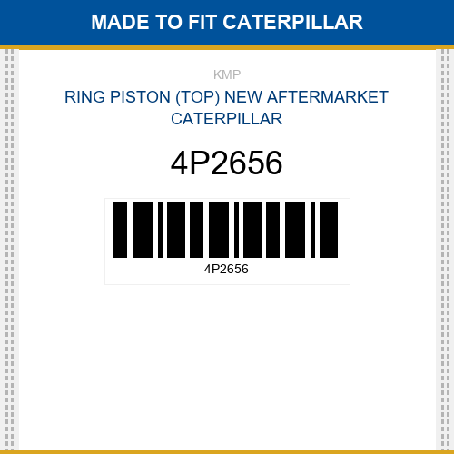 4P2656 Ring piston (top) Made to fit for CATERPILLAR