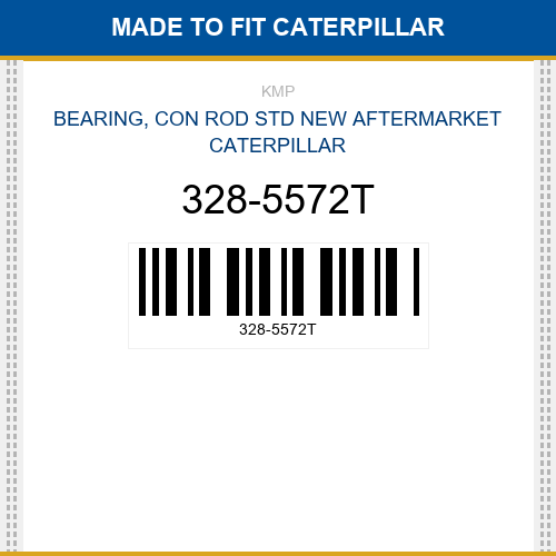 328-5572T Bearing, con rod std Made to fit
