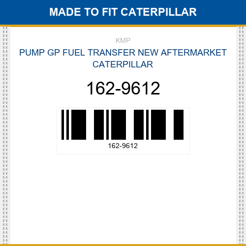 162-9612 Pump gp fuel transfer Made to fit