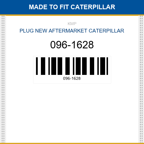 096-1628 Plug Made to fit
