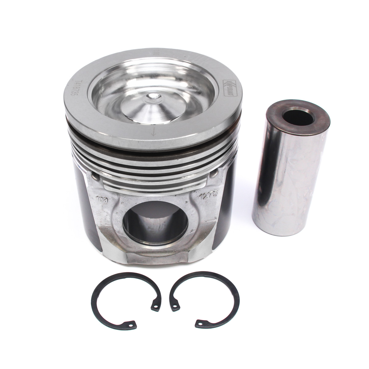 T418735-NR Piston body, pin and clips o/s 1.0mm Made to fit for PERKINS
