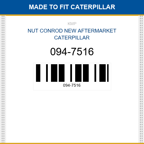 094-7516 Nut conrod Made to fit