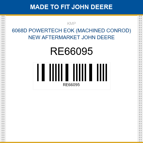 RE66095 6068d powertech eok (machined conrod) Made to fit for JOHN DEERE