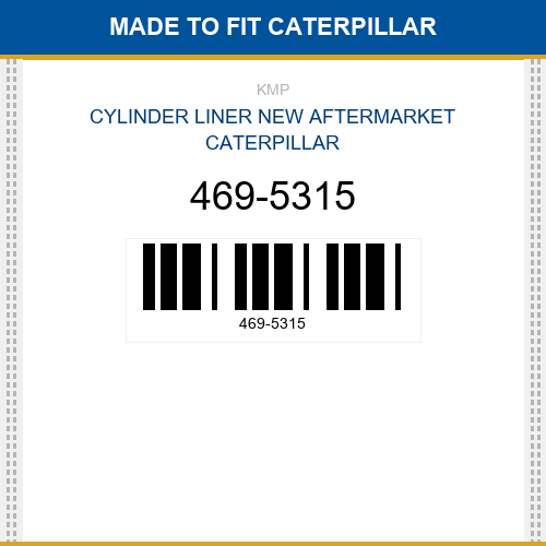 469-5315 Cylinder liner Made to fit for CATERPILLAR