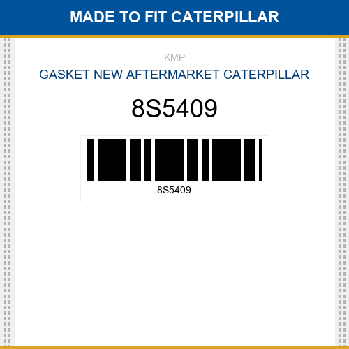 8S5409 Gasket Made to fit for CATERPILLAR