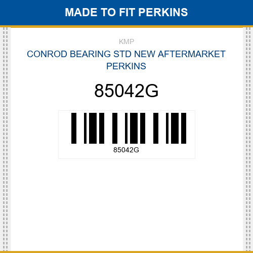 85042G Conrod bearing std Made to fit for PERKINS