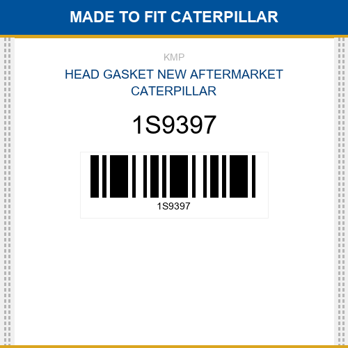 1S9397 Head gasket Made to fit for CATERPILLAR