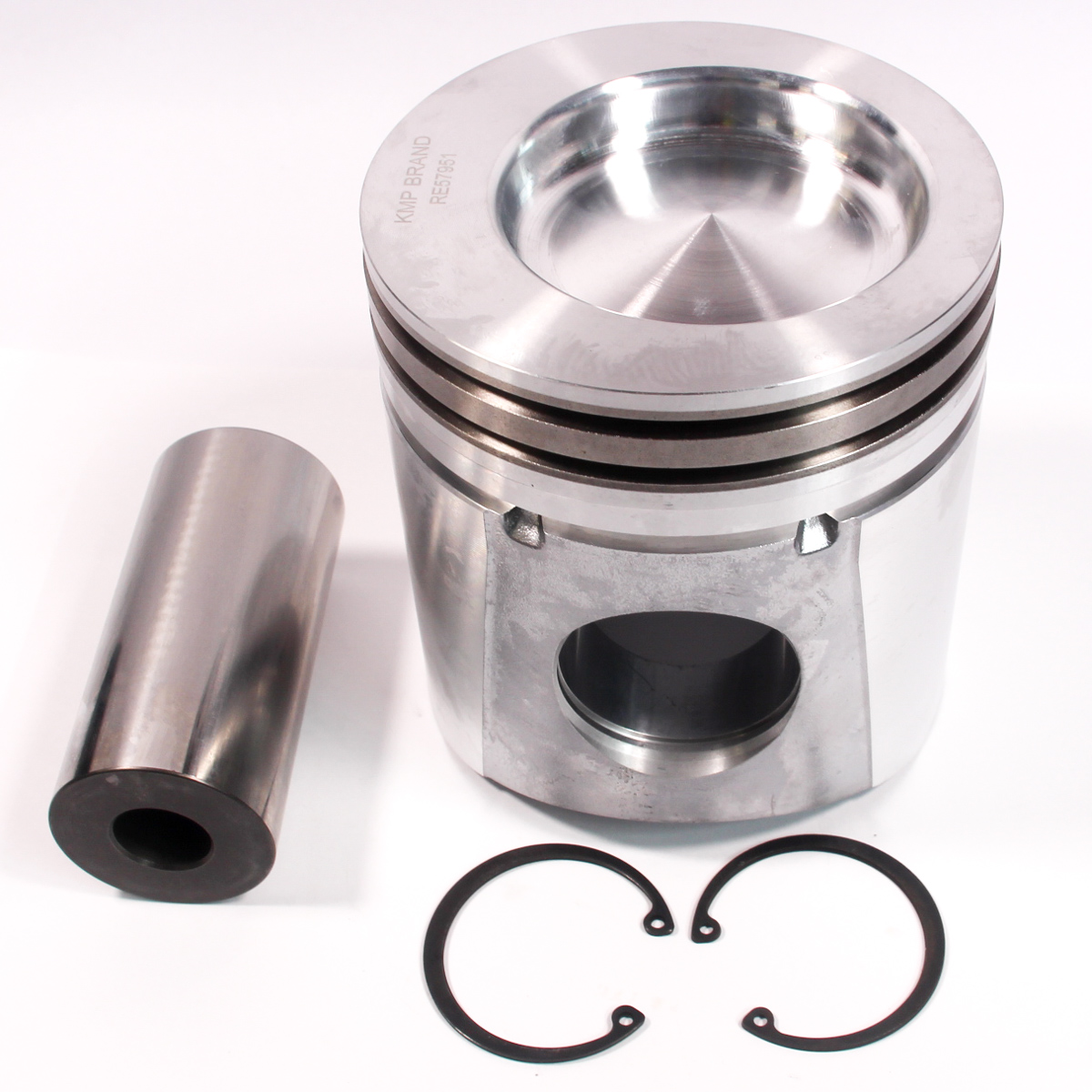 RE57951 Piston, pin and clips Made to fit for JOHN DEERE