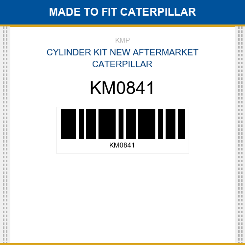 KM0841 Cylinder kit Made to fit for CATERPILLAR