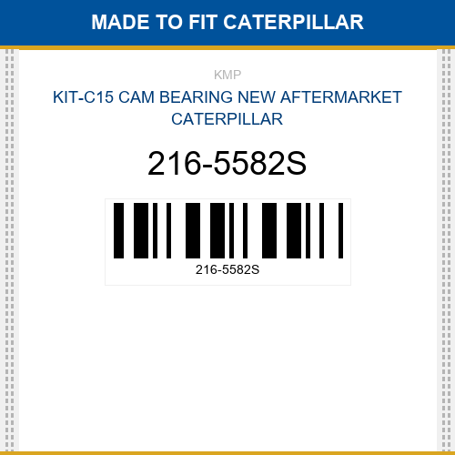 216-5582S Kit-c15 cam bearing Made to fit for CATERPILLAR