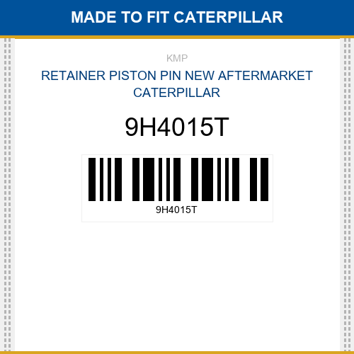 9H4015T Retainer piston pin Made to fit for CATERPILLAR