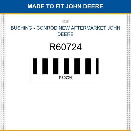 R60724 Bushing - conrod Made to fit for JOHN DEERE