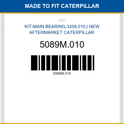 5089M.010 Kit-main bearing,3208,010,i Made to fit