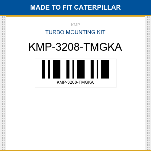 KMP-3208-TMGKA Turbo mounting kit Made to fit for CATERPILLAR