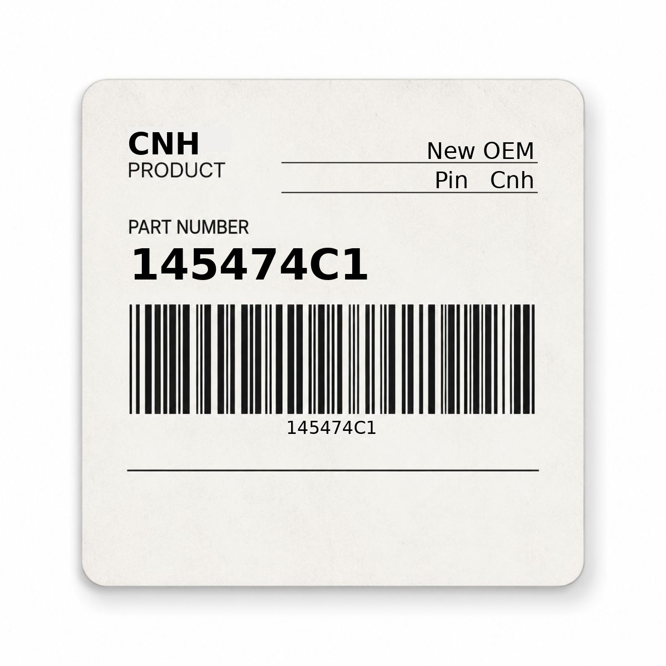 145474C1 Pin New Aftermarket Made to fit for CNH