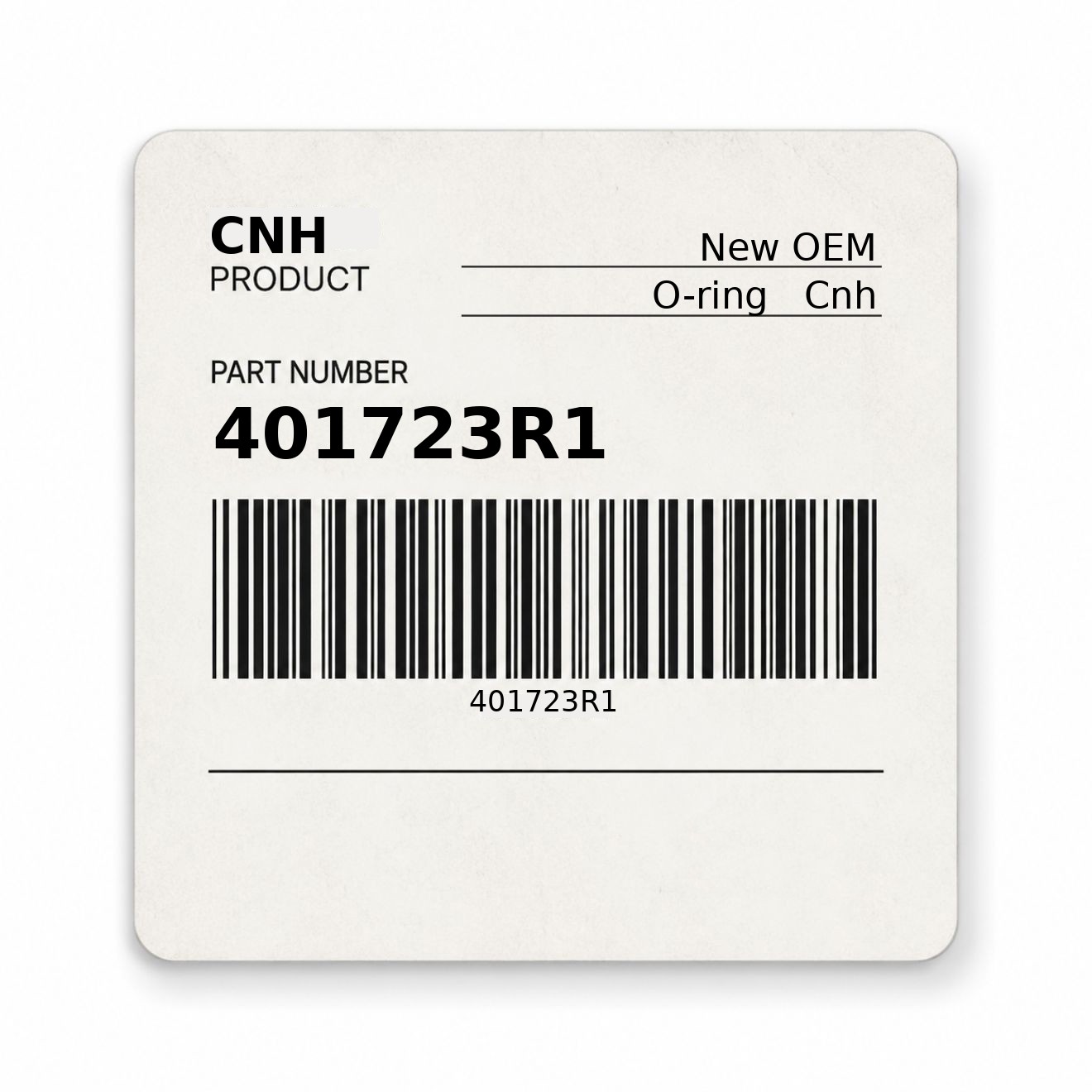 401723R1 O-ring New Aftermarket Made to fit for CNH