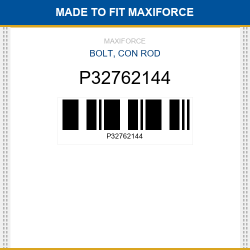 P32762144 Bolt, con rod New Aftermarket