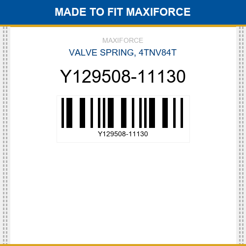 Y129508-11130 Valve spring, 4tnv84t New Aftermarket