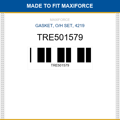 TRE501579 Gasket, o/h set, 4219 New Aftermarket