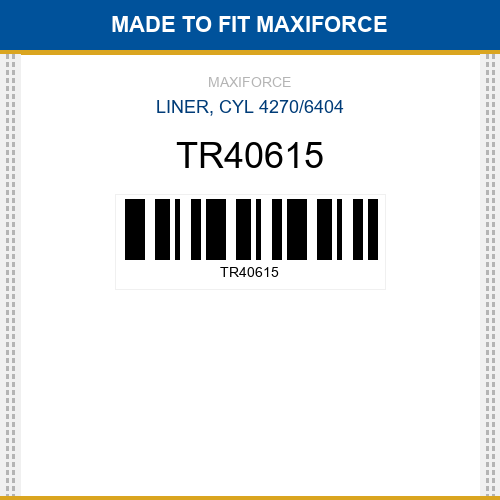 TR40615 Liner, cyl 4270/6404 New Aftermarket