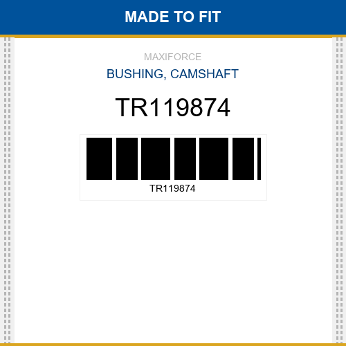 TR119874 Bushing, camshaft New Aftermarket