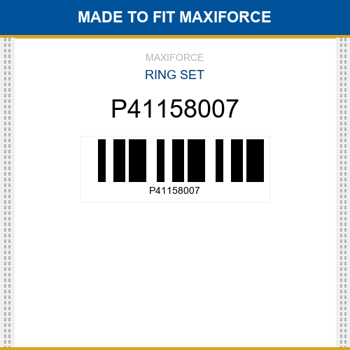 P41158007 Ring set New Aftermarket