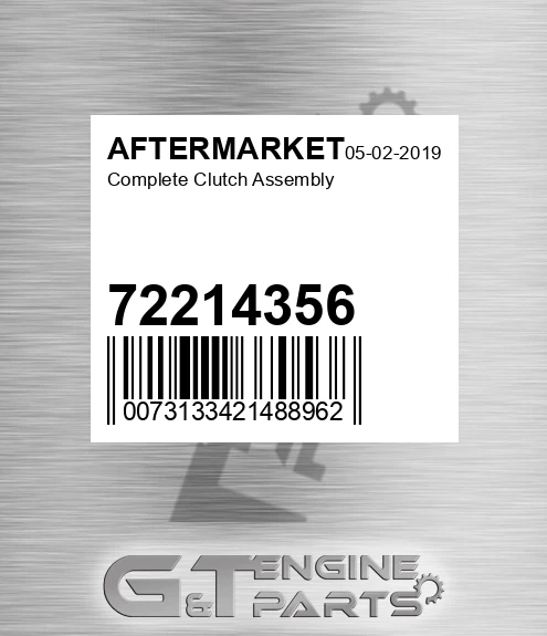 72214356 Complete Clutch Assembly for AFTERMARKET