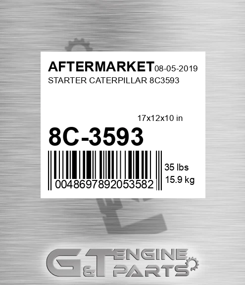 8C-3593 Starter Caterpillar for AFTERMARKET