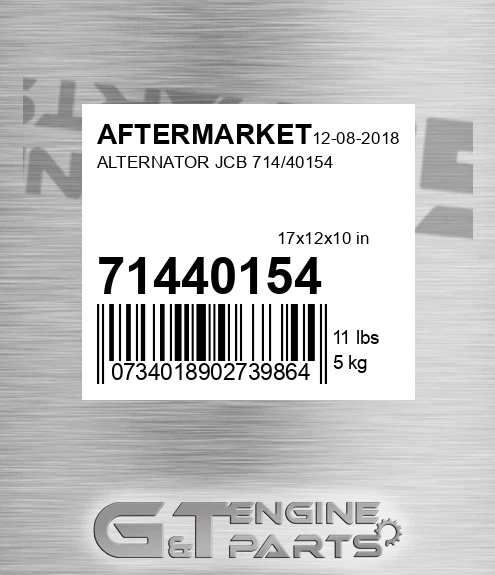 71440154 Alternator Jcb