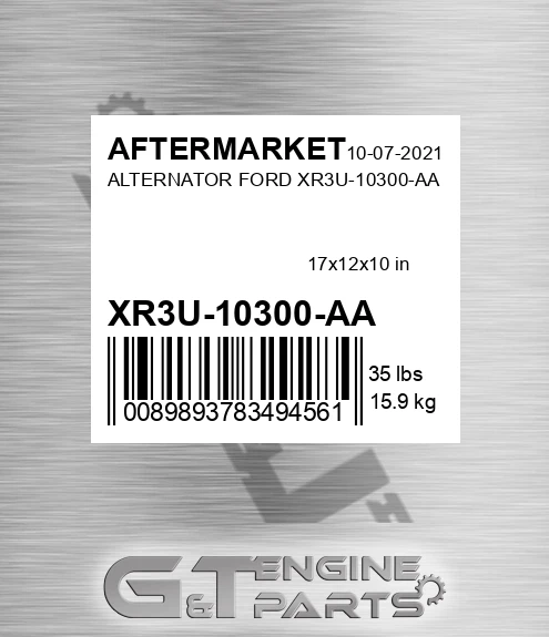 XR3U-10300-AA Alternator Ford Xr3u-10300-aa for AFTERMARKET