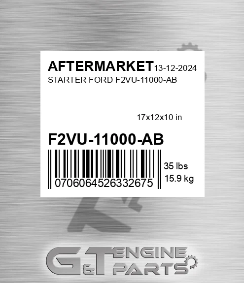 F2VU-11000-AB Starter Ford F2vu-11000-ab for AFTERMARKET