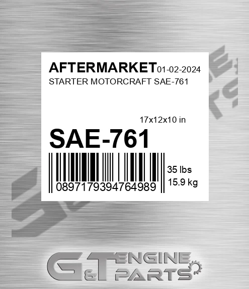 SAE-761 Starter Motorcraft Sae-761 for AFTERMARKET