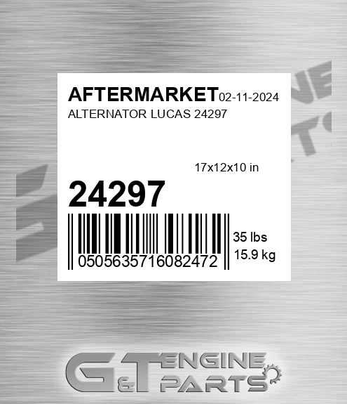 24297 Alternator Lucas