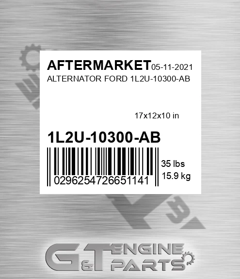 1L2U-10300-AB Alternator Ford 1l2u-10300-ab for AFTERMARKET