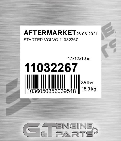 11032267 Starter Volvo for AFTERMARKET