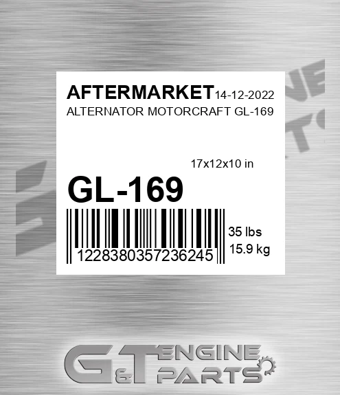 GL-169 Alternator Motorcraft Gl-169 for AFTERMARKET