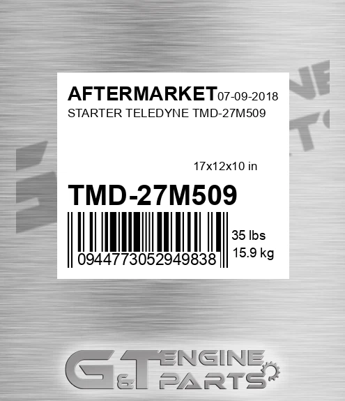 TMD-27M509 Starter Teledyne Tmd-27m509 for AFTERMARKET