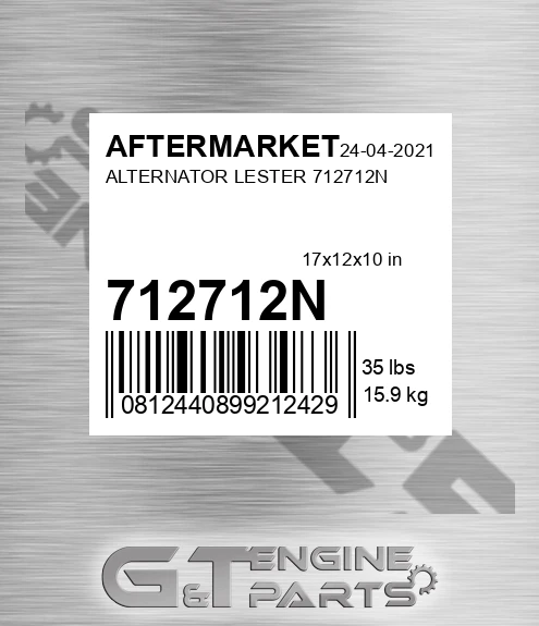 712712N Alternator Lester