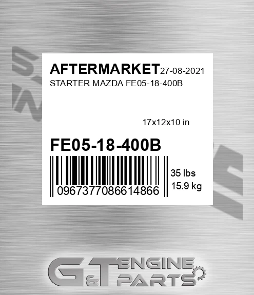 FE05-18-400B Starter Mazda Fe05-18-400b for AFTERMARKET