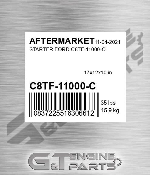 C8TF-11000-C Starter Ford C8tf-11000-c for AFTERMARKET