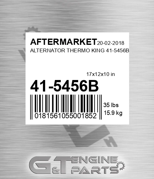 41-5456B Alternator Thermo King 41-5456b for AFTERMARKET