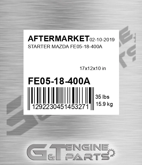 FE05-18-400A Starter Mazda Fe05-18-400a for AFTERMARKET