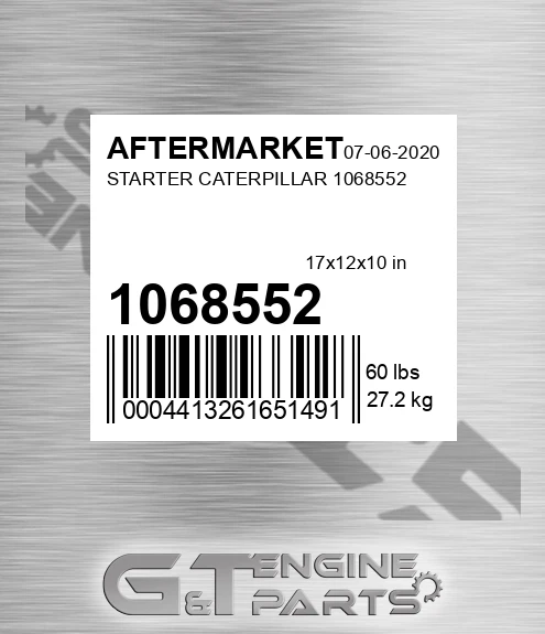 1068552 Starter Caterpillar for AFTERMARKET